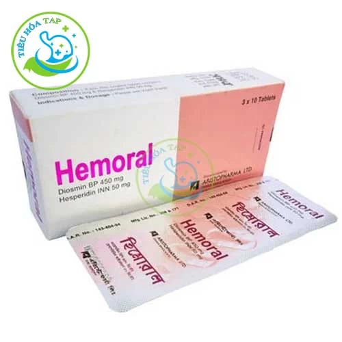 Hemoral - Hộp 3 vỉ x 10 viên